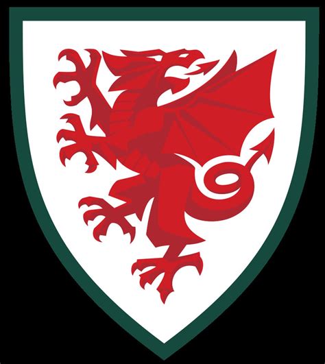 wales football logo black and white